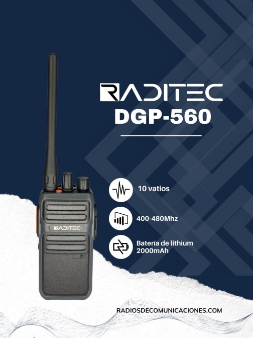 Radio de Comunicación - Raditec -DGP-560